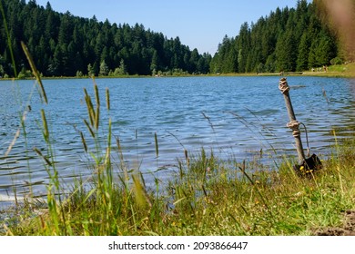 A Lake In Méribel In France