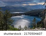Lake George and Lake Mary at Mammoth Lakes in the California Sierra Nevada Mountains.