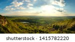 Lake Gormire and the Vale of York from Sutton Bank