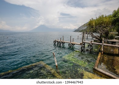 Lake Atitlán In Guatemalan Highlands Central America