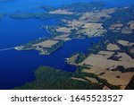 Lake Guntersville Alabama Aerial View 