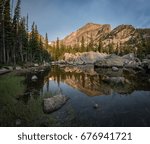 Lake Haiyaha Panorama