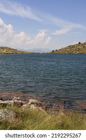 Lake In High Mountain Glacier Cirque