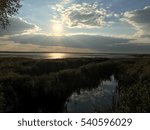 Lake at Hortobagy National Park in Hungary