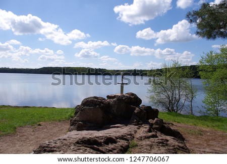 Lake Trémelin in Iffendic