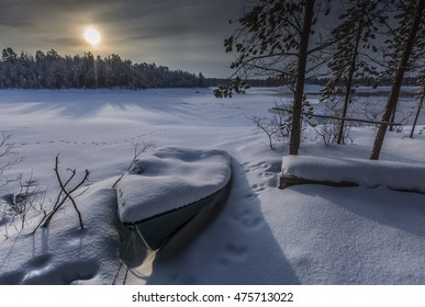 Lake Inari Winter Finland