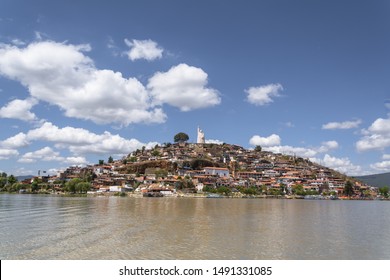 Lake Pátzcuaro And The Island Of Janitzio In Morelia Michoacán Mexico.