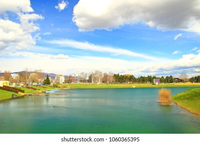 Lake Jarun In Zagreb, Crotia