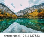 Lake at Jiuzhaigou National Park in China