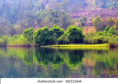 Lake Kivu Reflection