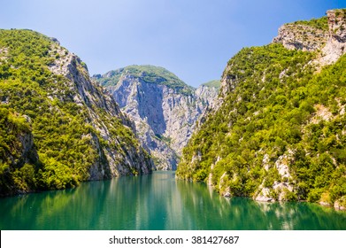 Lake Koman Landscape, Albania