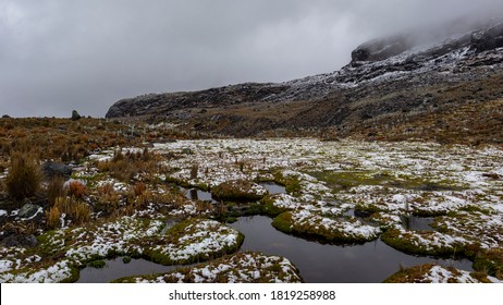 Lake In Los Nevados National Natural Park In Colombia