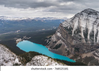 Lake Louise from above