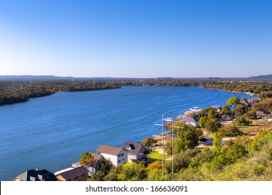 Lake Lyndon B. Johnson In The Texas Hill Country