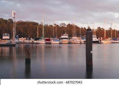 Lake Macquarie Sunrise Sunset Jetty Speers Stock Photo 687027043 