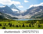 Lake Magog in Mount Assiniboine Provincial Park, British Columbia, Canada