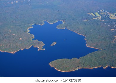 Lake Maumelle Arkansas Aerial View 