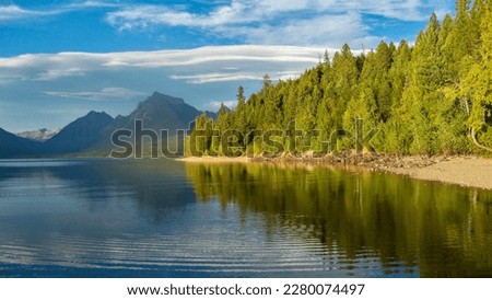 Lake McDonald Montana Scenery West Glacier National Park