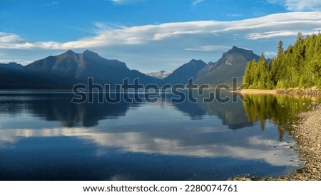 Lake McDonald Montana Scenery West Glacier National Park