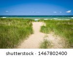 Lake Michigan in Indiana Dunes National Park