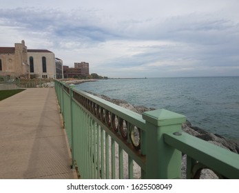 Lake Michigan From Loyola University Chicago.