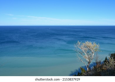 Lake Michigan Shoreline In Early Fall