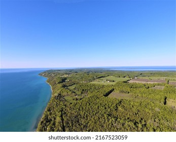 Lake Michigan Shoreline In Leelanau County Michigan