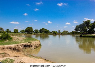 Lake In Mikumi National Park, Tanzania, Africa.