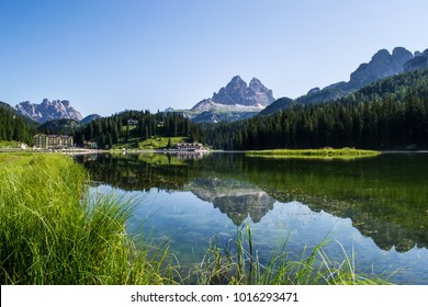 Lake Misurina In Summer