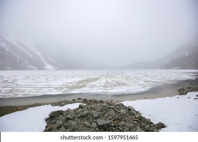 The Lake Morskie Oko In WInter