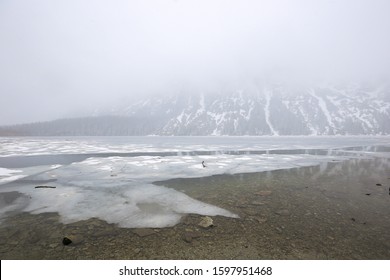 The Lake Morskie Oko In WInter