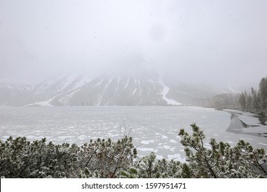 The Lake Morskie Oko In WInter