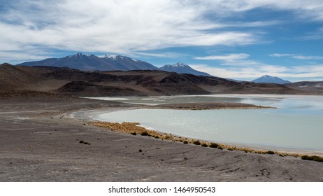 Lake And Mountain View In The Eduardo Abaroa Andean Fauna National Reserve