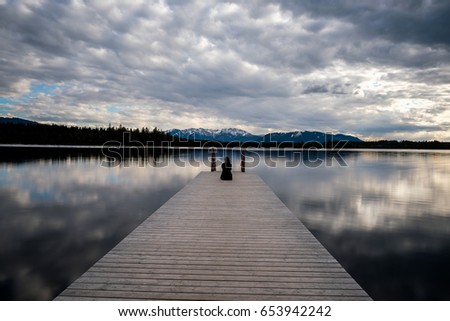 Lake With Mountainview