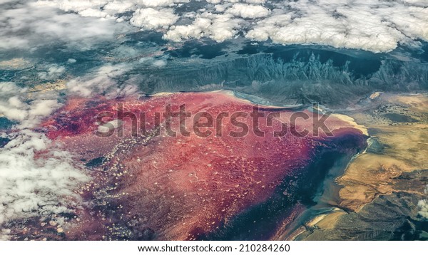 lake natron in africa