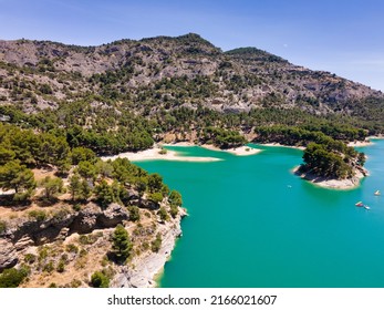 Lake Near Caminito Del Rey In Spain