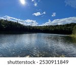 Lake in New Hampshire in summer