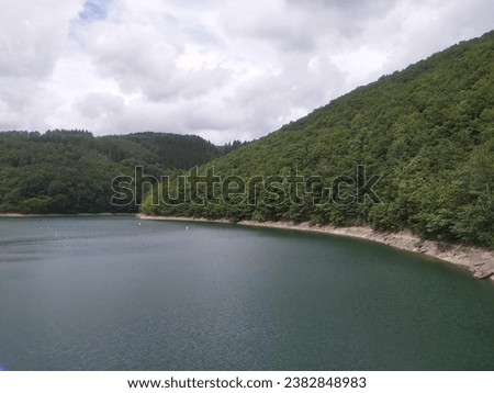 Haute-Sûre Lake in the north of the Grand Duchy of Luxembourg