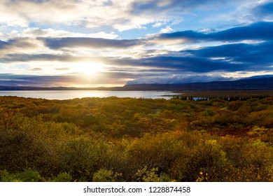 Lake Þingvallavatn On Island