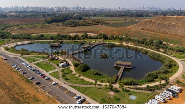 Lake park in
Hod Hasharon Central District
israel