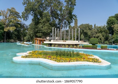 Lake At A Park In Saltillo, Mexico