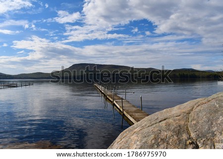 Lake Pleasant in Speculator New York lake in the Adirondacks