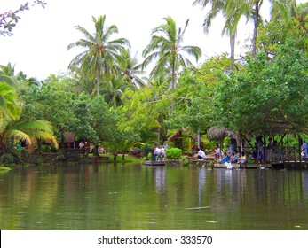 Lake In Polynesian Cultural Center, Hawaii