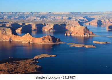 Lake Powell and Glen Canyon in Arizona, USA