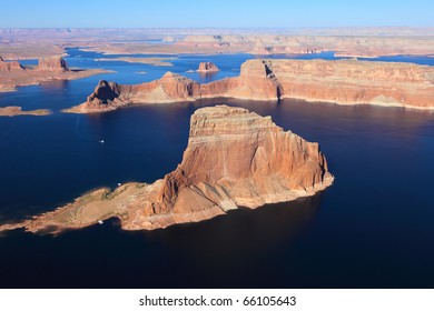 Lake Powell And Glen Canyon In Arizona, USA