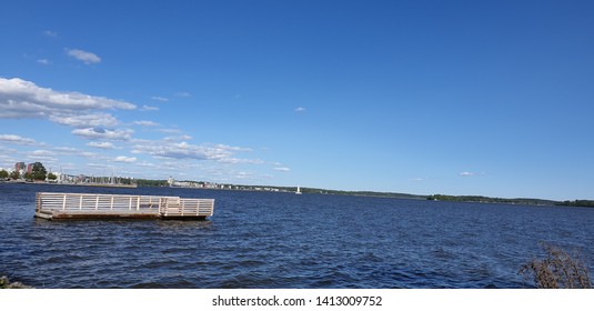 Lake Mälaren In Västeråsin  The Province Of Västmanland In Central Sweden