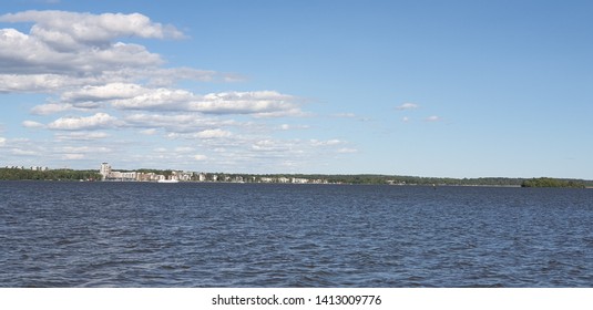 Lake Mälaren In Västeråsin  The Province Of Västmanland In Central Sweden