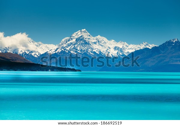 Lake Pukaki View Glentanner Park Centre Stock Photo Edit Now