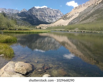 Lake with reflection