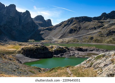 Lake Robert In The Mountains Of Chamrousse In The Alps In France
